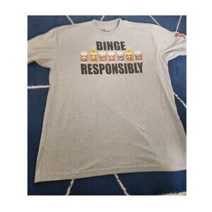 The Simpsons Binge Responsibly "Duff" Shirt 2XL